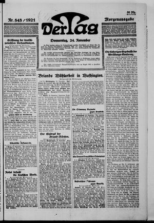Der Tag on Nov 24, 1921