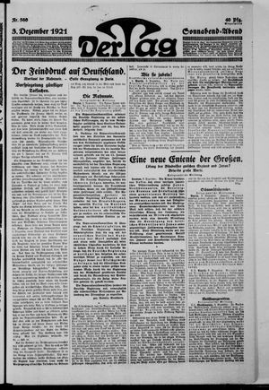 Der Tag vom 03.12.1921