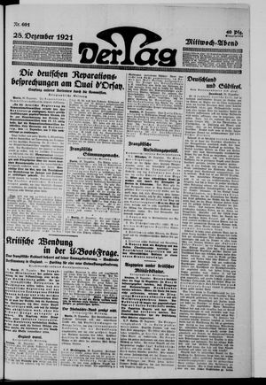 Der Tag on Dec 28, 1921