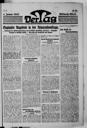 Der Tag on Jan 4, 1922