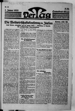 Der Tag on Jan 7, 1922