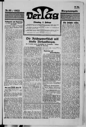 Der Tag vom 07.02.1922