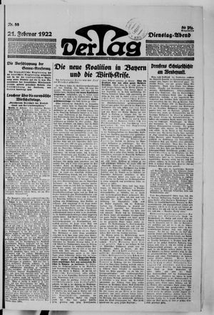 Der Tag vom 21.02.1922