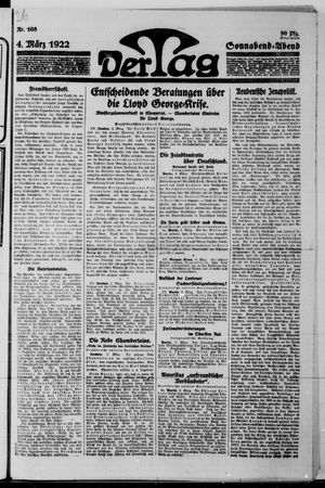 Der Tag on Mar 4, 1922