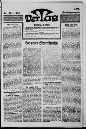 Der Tag vom 05.03.1922