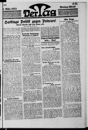 Der Tag on Mar 20, 1922