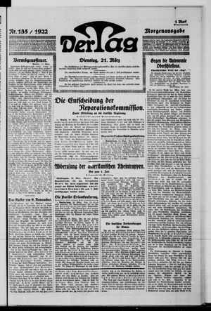 Der Tag vom 21.03.1922
