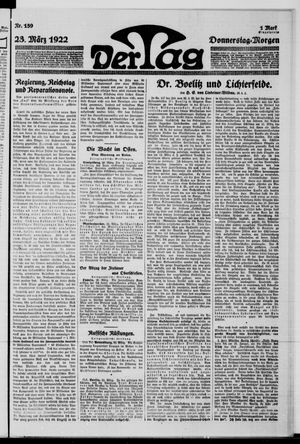 Der Tag on Mar 23, 1922
