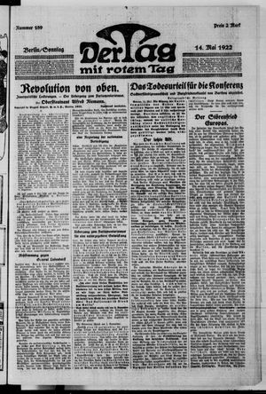 Der Tag on May 14, 1922