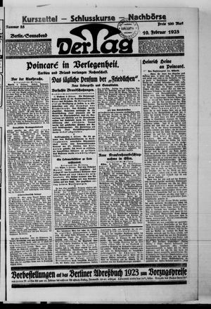 Der Tag vom 10.02.1923