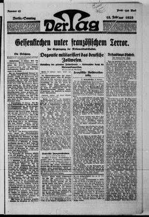 Der Tag vom 18.02.1923