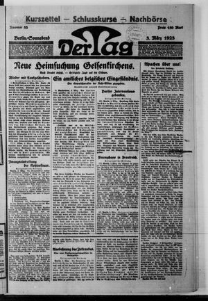 Der Tag vom 03.03.1923