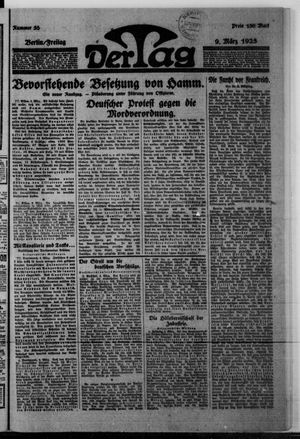 Der Tag vom 09.03.1923