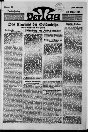 Der Tag vom 30.03.1923