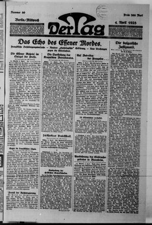 Der Tag vom 04.04.1923