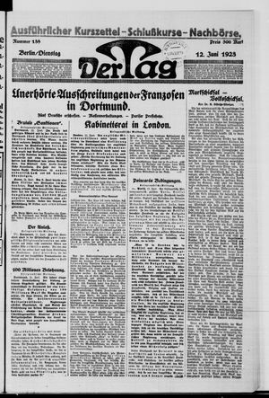 Der Tag vom 12.06.1923