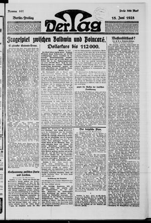 Der Tag vom 15.06.1923