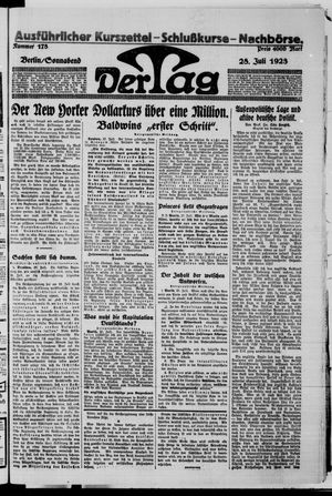 Der Tag vom 28.07.1923
