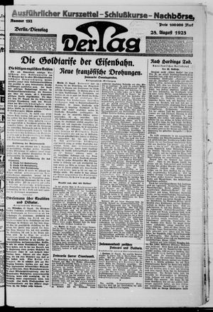 Der Tag vom 28.08.1923