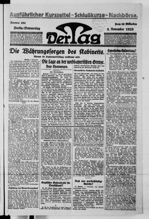 Der Tag vom 08.11.1923