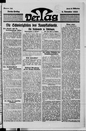 Der Tag vom 09.11.1923