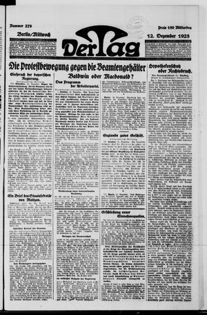 Der Tag vom 12.12.1923