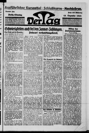 Der Tag vom 18.12.1923
