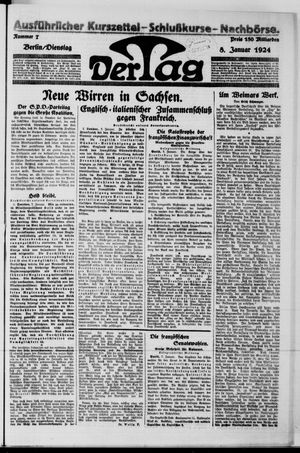 Der Tag on Jan 8, 1924
