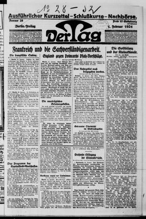 Der Tag on Feb 1, 1924