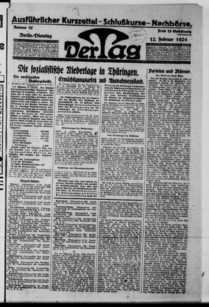 Der Tag on Feb 12, 1924