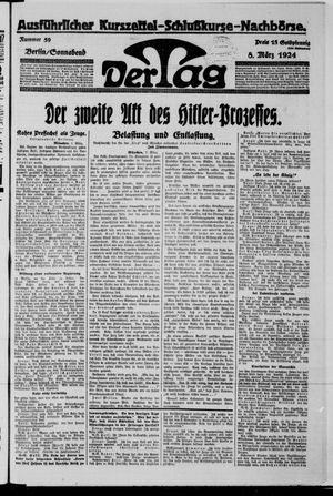 Der Tag vom 08.03.1924