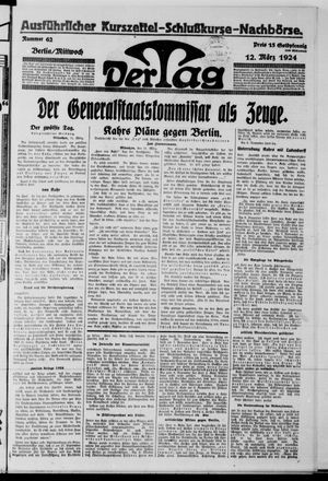 Der Tag vom 12.03.1924
