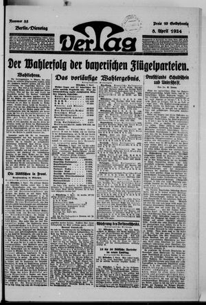 Der Tag on Apr 8, 1924