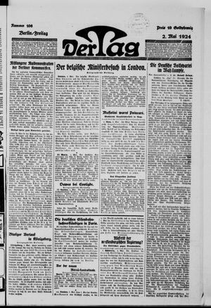 Der Tag vom 02.05.1924