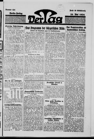 Der Tag vom 23.05.1924