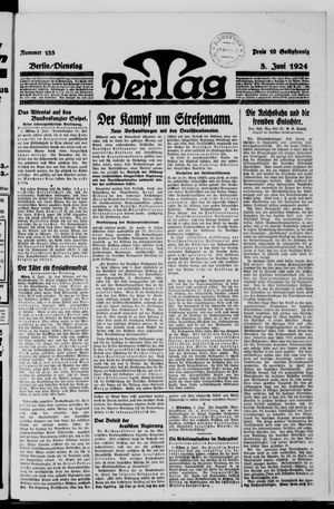 Der Tag vom 03.06.1924