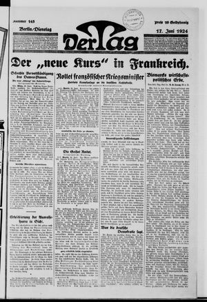 Der Tag vom 17.06.1924