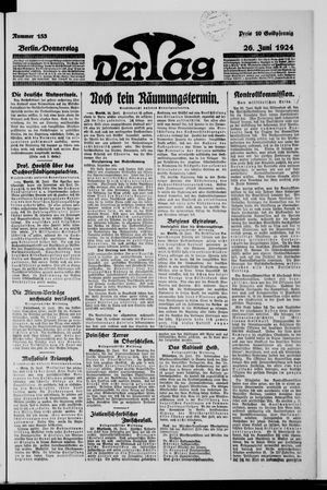 Der Tag on Jun 26, 1924