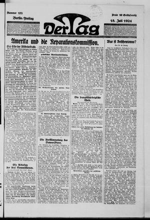 Der Tag vom 18.07.1924