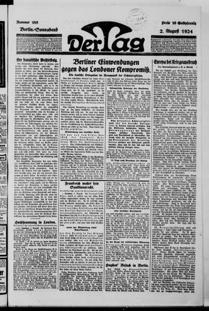 Der Tag on Aug 2, 1924