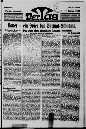 Der Tag on Feb 7, 1925