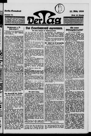 Der Tag vom 27.03.1926