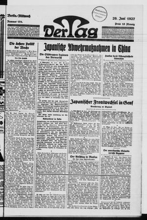 Der Tag vom 29.06.1927