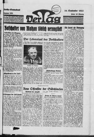 Der Tag vom 24.09.1927