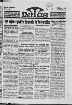 Der Tag vom 07.03.1928