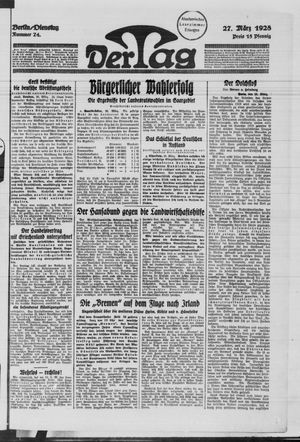 Der Tag vom 27.03.1928