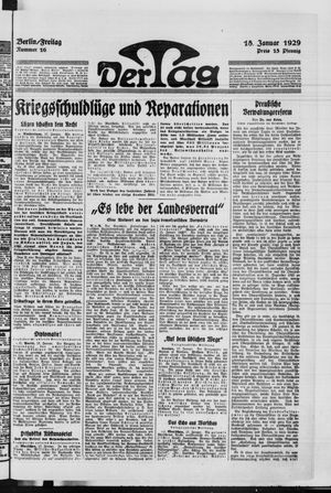 Der Tag vom 18.01.1929