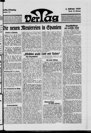 Der Tag vom 05.02.1929