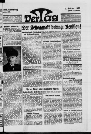 Der Tag on Feb 7, 1929