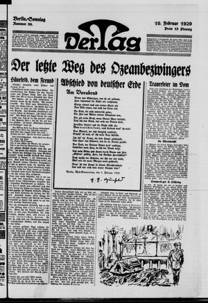 Der Tag vom 10.02.1929